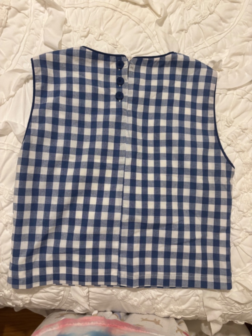 Kiel James Patrick Gingham Tank Top - Picture 2 of 2
